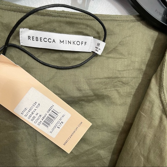 Rebecca Minkoff Geneva Puff Sleeve Blouse - Picture 12 of 16